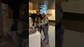 Exciting Visit to SC state museum to experience Giant 118 lb. Amethyst Crystal