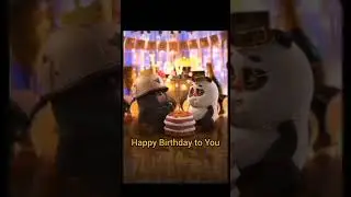 panda Happy Birthday Song short #youtubeshorts #shorts