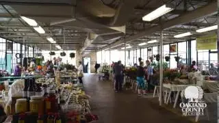Oakland County Farmers Market Interior Time Lapse