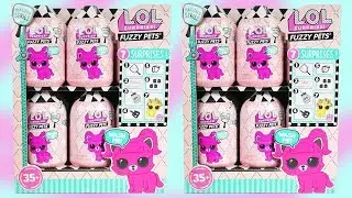 LOL Surprise Fuzzy Pets Unboxing with Full Case Furry Gold Lils Found