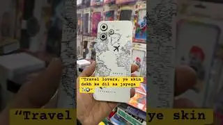 This World Map Phone Skin is Pure Travel Vibes ✈️🌍 #shorts #trending #viral #mobileskin