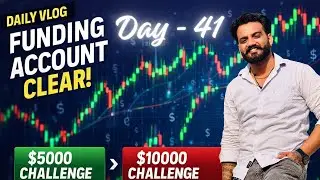 XAUUSD LIVE Trading Vlog Day 41 | $5000 Funded Challenge &ndash; Real-Time Trades & Daily Progress 