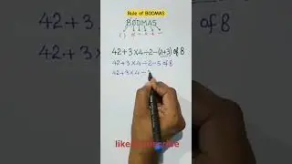 bodmas rules #shortvideo #bollywood #trending #formula #mathematics #mathtricks #maths #smartgadgets