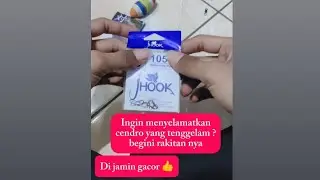 Rakitan ikan cendro teknik pelampung tengah ❗❗❗Di jamin langsung straik 