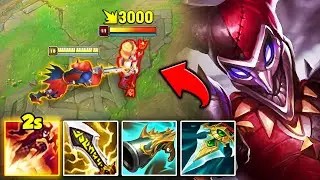 Shaco but I have no cooldown on Q and can perma stealth (FULL CRIT BUILD)