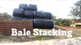 Bales stacking 2019 // Bale Stacking // Farming in Pembrokeshire