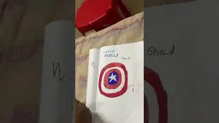 How to draw captain America shield||drawing avenger weapon from marvel.