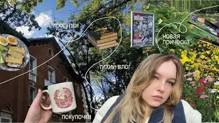 тихий влог: лето плавно перетекающее в осень, новая прическа