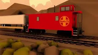 Atchison Topeka and Santa Fe 1970s Commercial (Rolling Line Recreation)