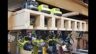 Cordless Tool Organizer/Storage- Easy To Build- pvanfab
