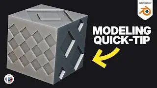 How to create a diamond pattern on objects in Blender