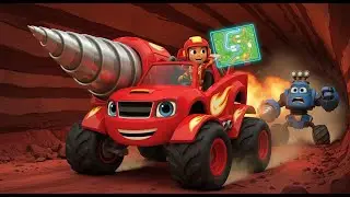 Blaze and the Monster Machines FULL Episode | Crusher's Giga-Drill-Bot! ⛰️ | Kids Cartoons & STEM