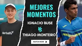 Ignacio BUSE vs Thiago MONTEIRO SEMIFINALES CHALLENGER SANTIAGO 2025
