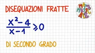 DISEQUAZIONI FRATTE di secondo grado         _ DF20