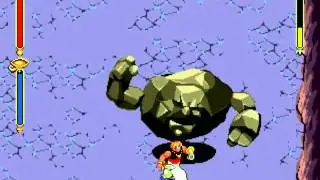 Beyond Oasis (The Story of Thor) - Boss 03. Rock Monster (No Damage & Magic)