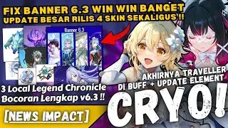FIX BANNER 6.3 WIN WIN BANGET !! Akhirnya Traveller Cryo + 4 Skin Baru - NEWS IMPACT