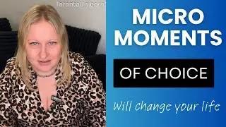 Micro moments of choice - your secret power to better mental health 