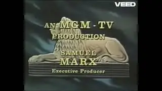 An MGM-TV Production\Samuel Marx\Executive Producer Logo (1959 1960's)