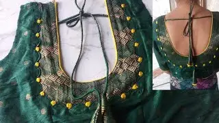 🔥back neck design for blouse/blouse back neck design for beginners🔥