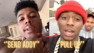 Soulja boy Sends ADDY To Blueface For FADE And Blueface PULLS UP