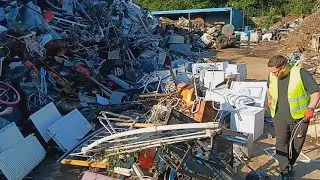 Over load scrap metal uk 🇬🇧 weigh in & pay...
