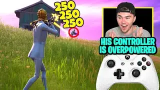 I hosted the sweatiest CONTROLLER ONLY custom on Fortnite...