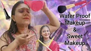 Apna makeup 💄 Water proof ye check kare❗️ #waterproofmakeup 