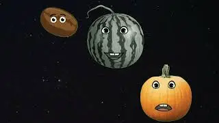 Dancing Vegetables For Cats | Vegetables Sensory cartoon