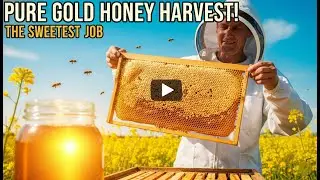 How Real Honey Is Made: From Hive to Jar (Full Traditional Beekeeping Documentary)