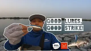 LIGHT GAME FISHING TESTING OUT MY TSURINOYA MINNOW |KINGDOM KINGART | NEW FISHING SPOT | ENGLISH SUB