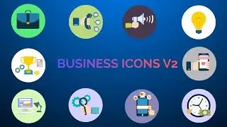 Business Icons Animated V2 After Effects Templates