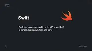 Intro to iOS Development: Lecture 1 - Intro to Swift