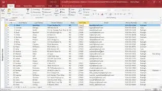 MS Access 2016 - Modify Table Data