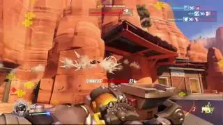 Overwatch: Roadhog Multiplayer gameplay Route 66 w/ShinDeon Z pt1
