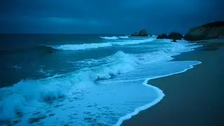 Your Mind Won&rsquo;t Stop? 🌙 Night Ocean Waves to Calm You Down (LIVE)