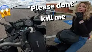 CUTTING UP IN HOUSTON TRAFFIC // PICKING UP BIKER CHICK