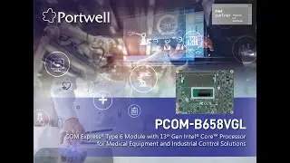 #PCOM-B658VGL, COM Express Type 6 Basic 12/13th Gen(#Raptorlake,#Alderlake) #포트웰코리아 (KOR subtitle)