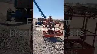 Troubles site equipment breakdown #project #automobile #saudiarabia #machine #constructionindustry