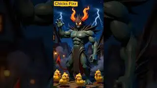 🐥 Chicks vs The Shadow King | Dark Evil Entity Battle Story 2025 | Chick Fizz