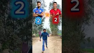 Hardik pandya vs ronaldo cr7 || compare 🔥❤️ #shorts #ronaldo #viral #challenge