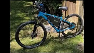 My Ne MTB Ebike with Grinn Technologies conversion system 52v 20AH UPP triangle battery, high end!