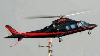 Private Agusta A-109  Landing & Takeoff at London Heliport [EGLW]