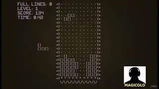 Tetris 1984 - The first tetris game ever