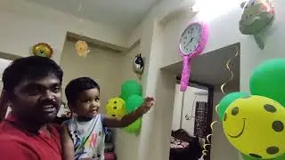 Adhiyan says animal names who visited his 2nd Birthday! 