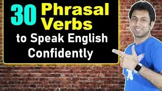 30 English Phrasal Verbs with Meaning | Learn English Speaking | Awal