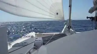Navigation genaker En Arbenn, Outremer 45