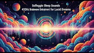Solfeggio Sleep Sounds: 432Hz Brainwave Entrainment for Lucid Dreams Black Screen No Ads
