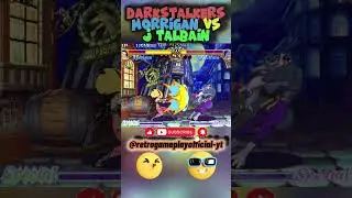 Darkstalkers Arcade 🦇 Morrigan Smashes All Bosses #darkstalkers #morrigan #arcade  #retrogaming