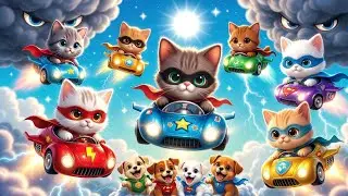 Cat vs Dog Super Fight! 🐱🐶 Transform to Heroes & Rescue Friends from Evil Fox | Cute Cartoon Adventu