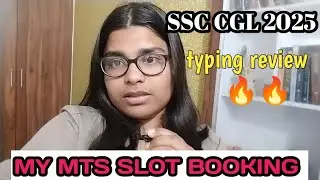 3rd SHIFT TYPING | ⌨️ SSC CGL 2025 TYPING EXAM 🔥🔥| MTS SLOT BOOKING 